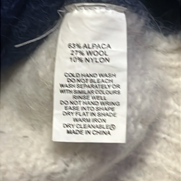 Zacket & Plover Alpaca and Wool Blend Sweater Sz M - Picture 8 of 9